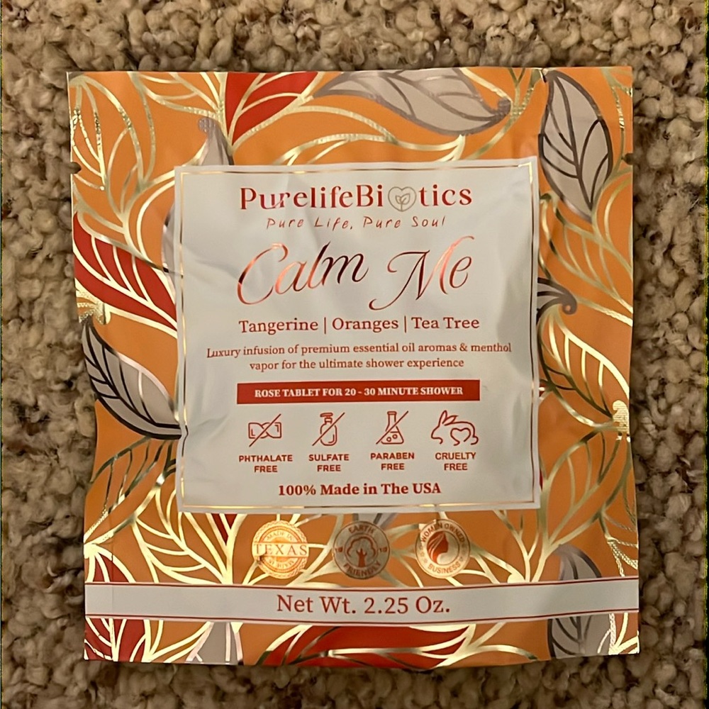 PurelifeBiotics standard-size aromatherapy shower steamer tablets